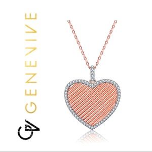 Rose Gold Heart Necklace